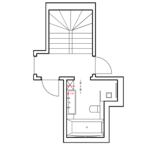 Rzut domu w stanie deweloperkim 4
